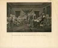 77x503 - Declaration of Independence July 4th, 1776 Version B